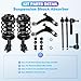 AMCCM Front Struts Complete Assembly with 10pcs Suspension Kit Fit for 2001-2010 for Chrysler for PT Cruiser Replace Tie Rod End Control Arm and Ball Joint Assembly Stabilizer Bar Link