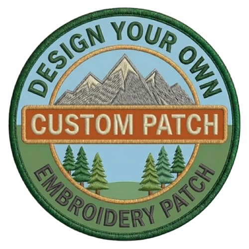 Personalized Embroidery Patches Custom Decorative Patches for Caps Hats Bags Backpacks Clothes Vest Military Uniforms Tactical Gears Iron on Sew on Hook & Loop Fasten