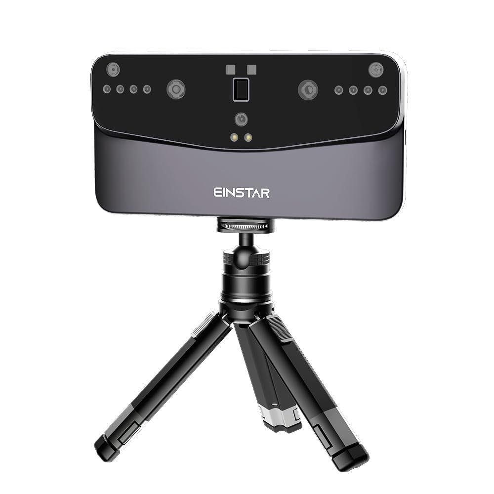 EINSTAR Vega 3D Scanner with Tripod, Portable Wireless 3D Scanner with All-in-one Design, Comprehensive Object Scanning, Support Outdoor Scanning, 32G RAM + 512G SSD, 2K AMOLED Touch Screen-image-20