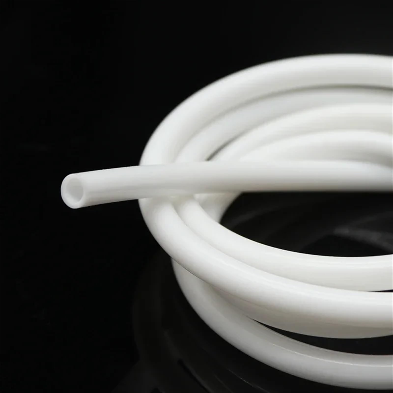 Tubo Gasolina Moto Manguera de silicona de grado alimenticio de color blanco de 1/5/10 m, diámetro interior de 0,5, 1, 2, 3, 4, 5, 6, 7, 8, 9, 10, 12, 14, 16, 18, 20 y 25 mm, tubo flexible de silicona
