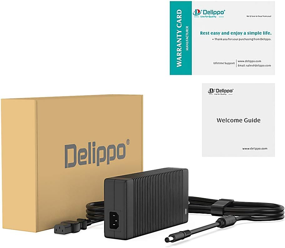 Hot Deals Delippo AC Adapter 19.5V 16.9A 330W Power Supply ADP-330AB D for Dell DA330PM111 D XM3C3 0XM3C3 ADP-330AB B Dell Alienware x51 M18x M18x R1 R2 R3 M18X-0143 Laptop Charger