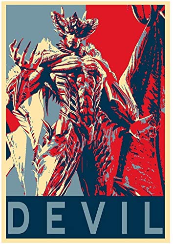 YEAHTOPE General Art Posters Poster Tekken Propagande Diable A3 (42 x 30 cm)