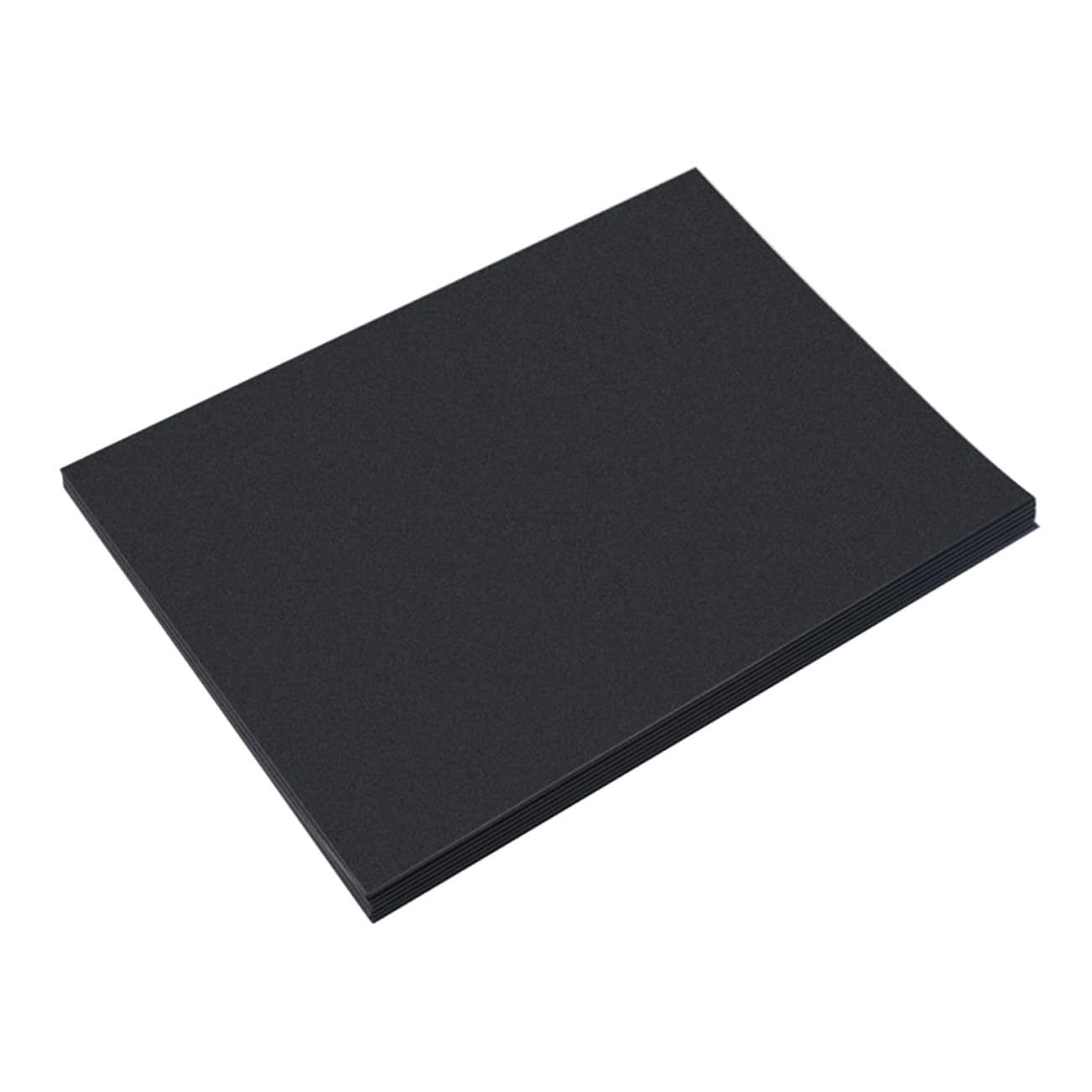 HOMSFOU Schwarzes Kraftpapier mit Glatter Oberfläche A4 150gsm 100 Stück Wasserfest Geeignet für Selbstgemacht Kunst Weihnachtskarten und Visitenkarten