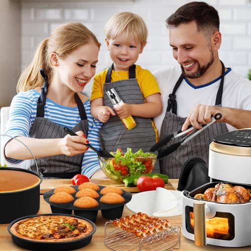 Airfryer tillbehörsset 15 delar – Passar Philips, COSORI, Tefal mm