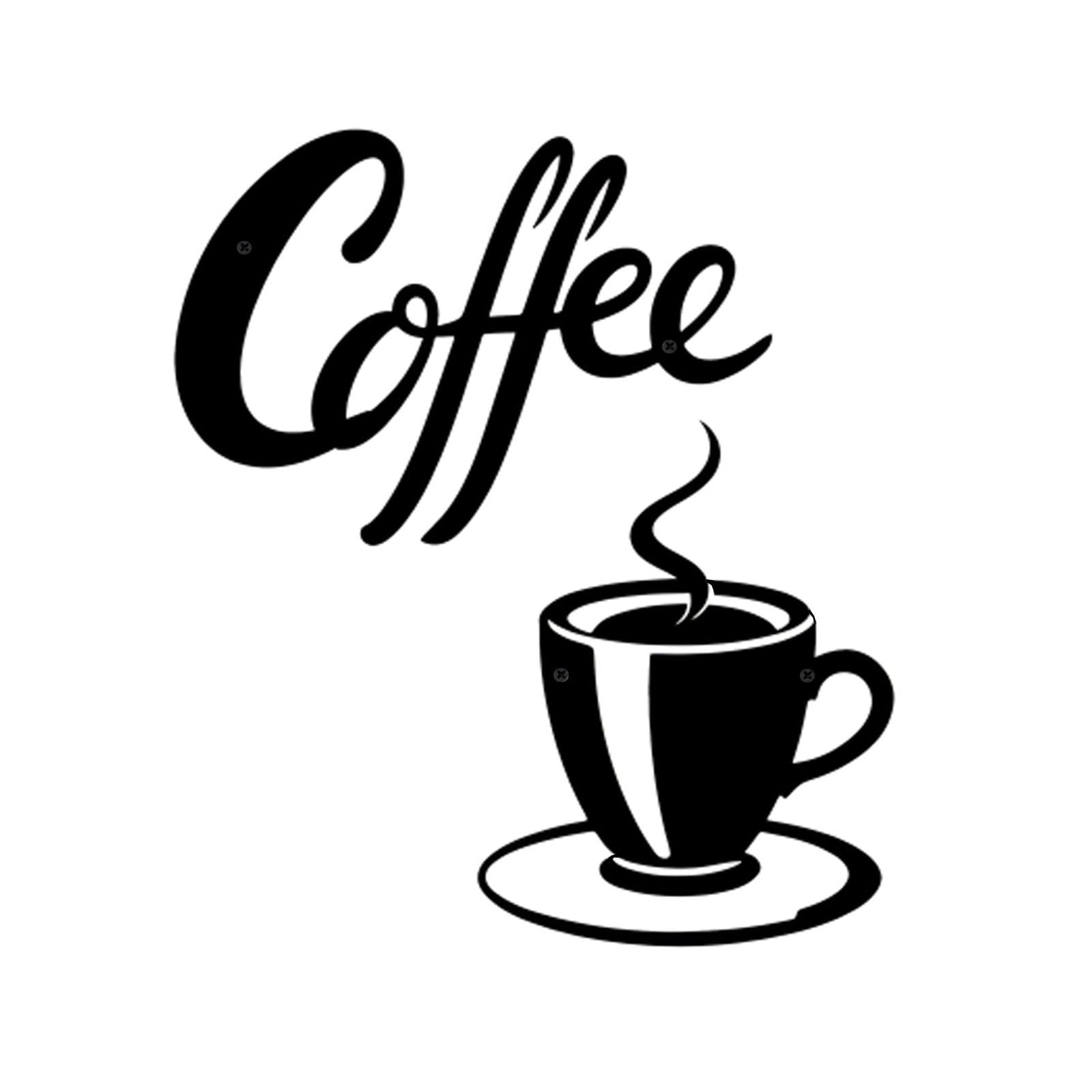 AIM & GGKK Coffee Bar Sign – Rustic Metal Coffee Wall Decor for Kitchen, Vintage Signs for Home Café Station, Farmhouse Art Decoration