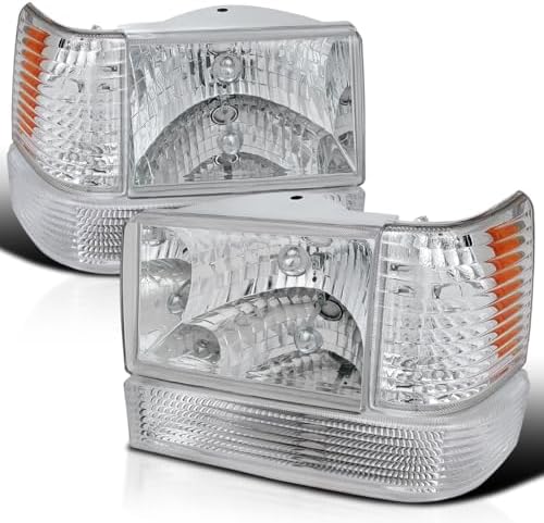 Black Housing Chevy Truck Lights Black Housing Headlight &amp; Corner Lamp Set For 88-93 Chevy C/K 1500 2500 - Complete Front Assembly 2000 Chevy Blazer Headlights