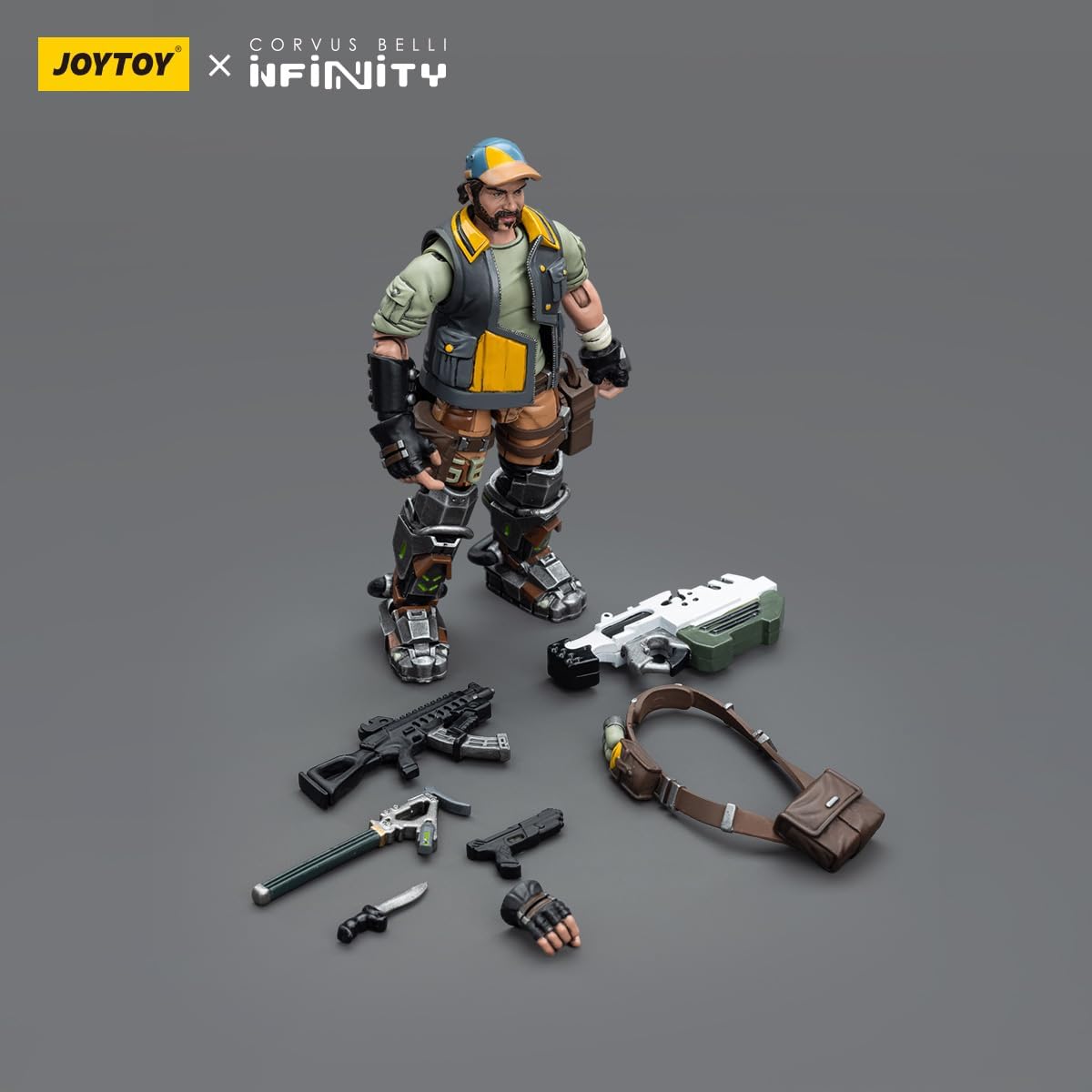 JOYTOY 1/18 Action Figures - Infinity Oktavia Grimsdottir lcebreaker's Harpooner,NA2 Monstruckers - 3PCS/4‘’,Classic Character,Collectible,Age 15 and Above