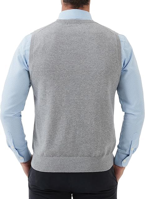 Image of URBANROCK Mens Woolen V-Neck Sleeveless Sweaters for Winter wear
