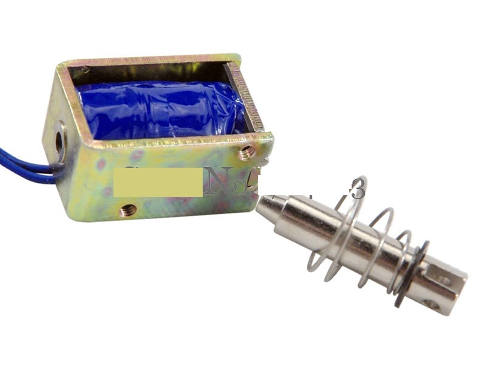 Électroaimant solénoïde linéaire JF-1039 12V 25N course de 10mm pour automatisme