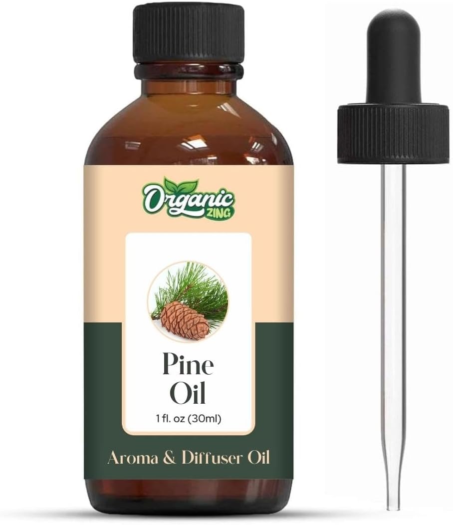 Organic Zing Pine Aroma & Diffuser Oil for Festive Season, Spice up Your Christmas/Holiday/X-Mas/New Year Diffuser Oil - 30 ml