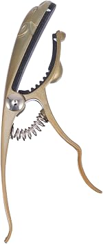 ifundom Leopard-shaped Zinc Alloy Guitar Capo for Banjo Folk Guitar with Instrument Protection and Super Fast Fret Change