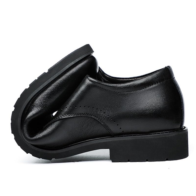 Classic Men's Leather Dress Shoes Mens Summer Business Formal Oxfords Casual Wedding Derby Shoes4