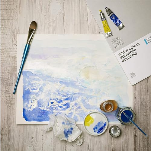 Image of Winsor & Newton Cotman Water Colour - Tube of 8 ML - Lemon Yellow Hue (346) - Highly Pigmented, Vibrant, Vivid & Intermixable Artists' Water Colour Paints - More Colours Available | Introductory Watercolor made with Fine Art Pigments, Perfect for Beginners, Lightfast & Permanent, Good Tinting Strength