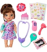Baby Alive, Boneca, Better Now Bella - Cabelos Castanhos, Acessórios Inclusos, 30 cm - A partir d...