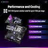 ASUS ROG Strix Z890-E Gaming WiFi Intel Z890 LGA 1851 ATX Motherboard, Advanced AI PC-Ready, 18+2+1+2 Stages, DDR5, WiFi 7, 7X M.2, ThunderboltTM 4, USB Type-C, AI Overclocking, Cooling & Networking