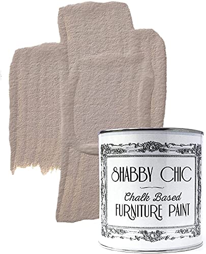 Shabby Chic Chalk Based Furniture Paint, Latte - 100 ml | Distressed Matt Finish for Furniture, Home Decor or DIY Projects | Interior & Exterior | Non-Sand, Suitable for Wood, Plastic & Metal