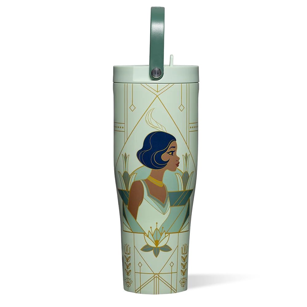 Corkcicle Go Cup XL - Leak-Proof Travel Tumbler - Triple Insulated Stainless Steel Water Bottle - Easy-Carry Handle