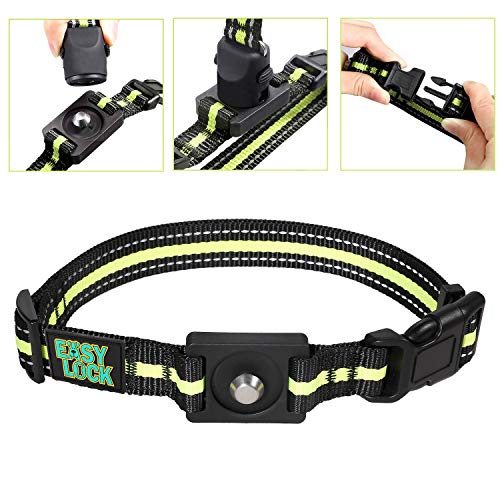 Easy Lock Dog Collar And Leash Set, One Hand Easily Connect Dog Collars For Small Dogs, 360° Magnetic Clasp & Reflective Pet Collars (S,M,L) #TOP4