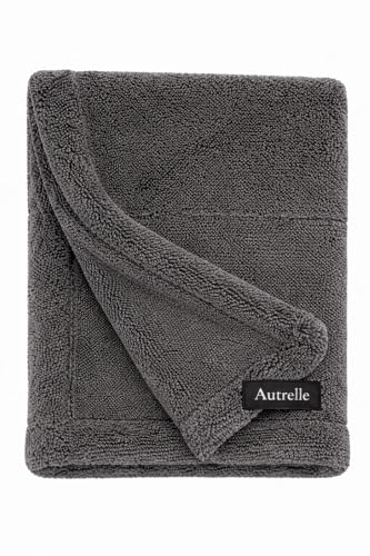 Image of 1600 GSM Microfiber Cloth for Car Cleaning 60x40 cm (1 Pc) Grey | Super Absorbent Drying & Detailing Towel for Car, Scratch-Free