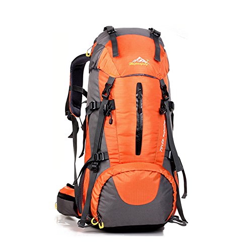 Mochila de senderismo de 50  impermeable  de  de viaje  para exterior   montañismo