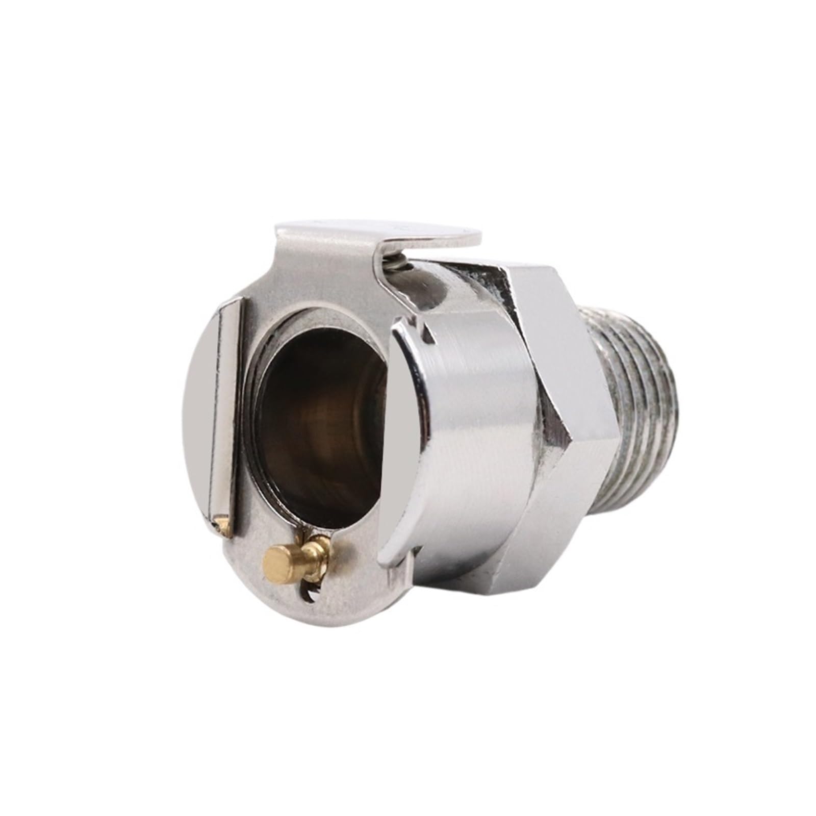 Compatible con el tipo conector de conexión rápida macho hembra lengüeta for manguera LC/LCD 10004 10006(Male Thread BSPT,WITH GLOBE VALVE_1/8")