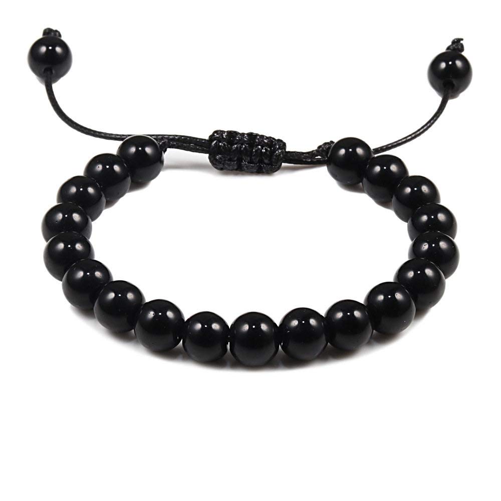 IBOWZ Bracciale in Pietra Naturale Braccialetti Chakra Braccialetti