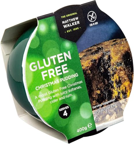 The Original Matthew Walker Gluten Free Christmas Pudding 400g, Serve