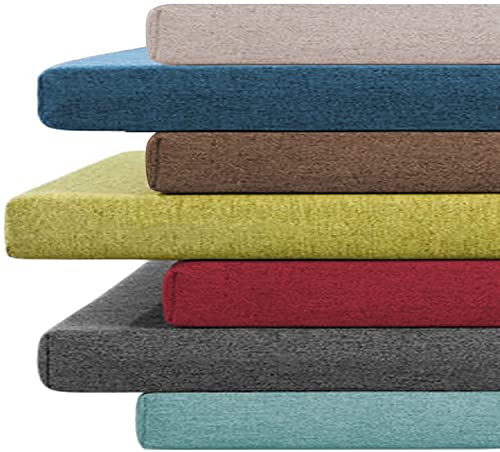 Coussin d'assise épais pour banc intérieur et extérieur bleu 170x40 cm