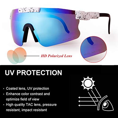 Laurinny Cycling Glasses Polarized Sport Sunglasses For Men Women Youth Baseball Fishing Cycling Running Golf Motorcycle Sunglasses #TOP2