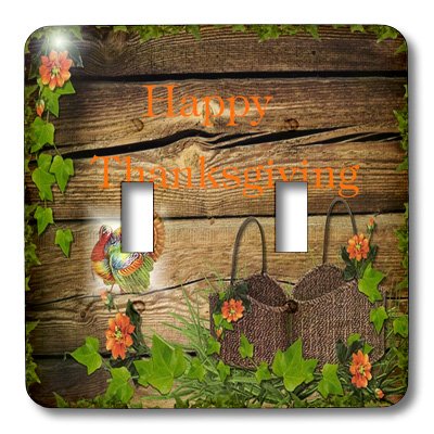 Interruptor rústico Happy Acción de Gracias para llenar de calidez el hogar familiar