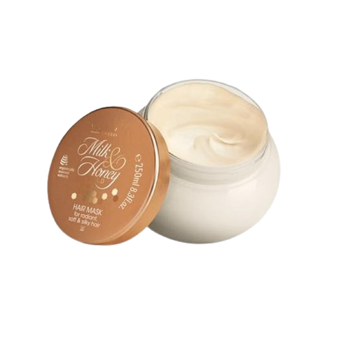 Oriflame Milk & Honey Gold Hair Mask, Rich Crème Formula, Deep Conditioning, for Soft & Silky Hair, 250g-image-19