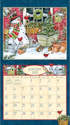 Langheartandhomebysusanwinget2025wallcalendar  Urban Country Home Decor Lang heart and home by susan winget 2025 wall calendar  urban country home decor