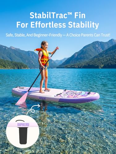 Image of Niphean Inflatable Stand Up Paddle Board with SUP Accessories, Anti-Slip EVA Deck, 10'6'' Inflatable Paddle Boards for Adults & Youth of All Skill Levels