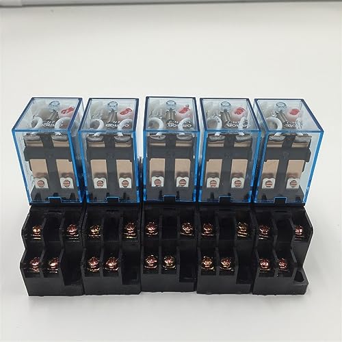 Relais LY2NJ 12V DC bobine 8 broches pour domotique et contrôle d'accès (10 pièces)