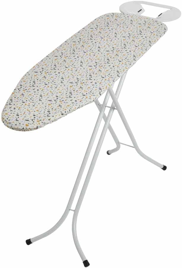 wilko Small Ironing Board 100 Cotton Cover Fitted Mesh Platform