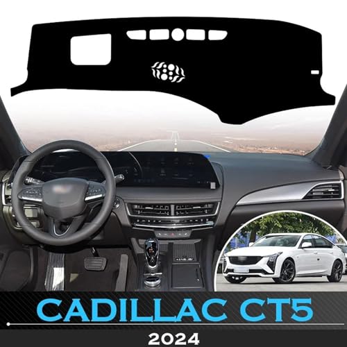 Tapis de tableau de bord Cadillac CT5 2024 anti-reflet contre le soleil