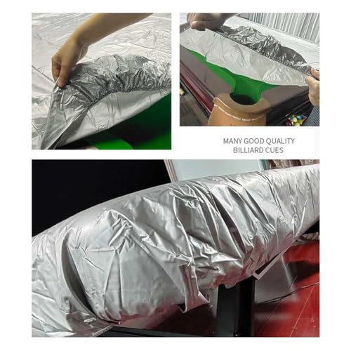 Funda para mesa de billar ajustable de PVC resistente al agua y rayos solares 7