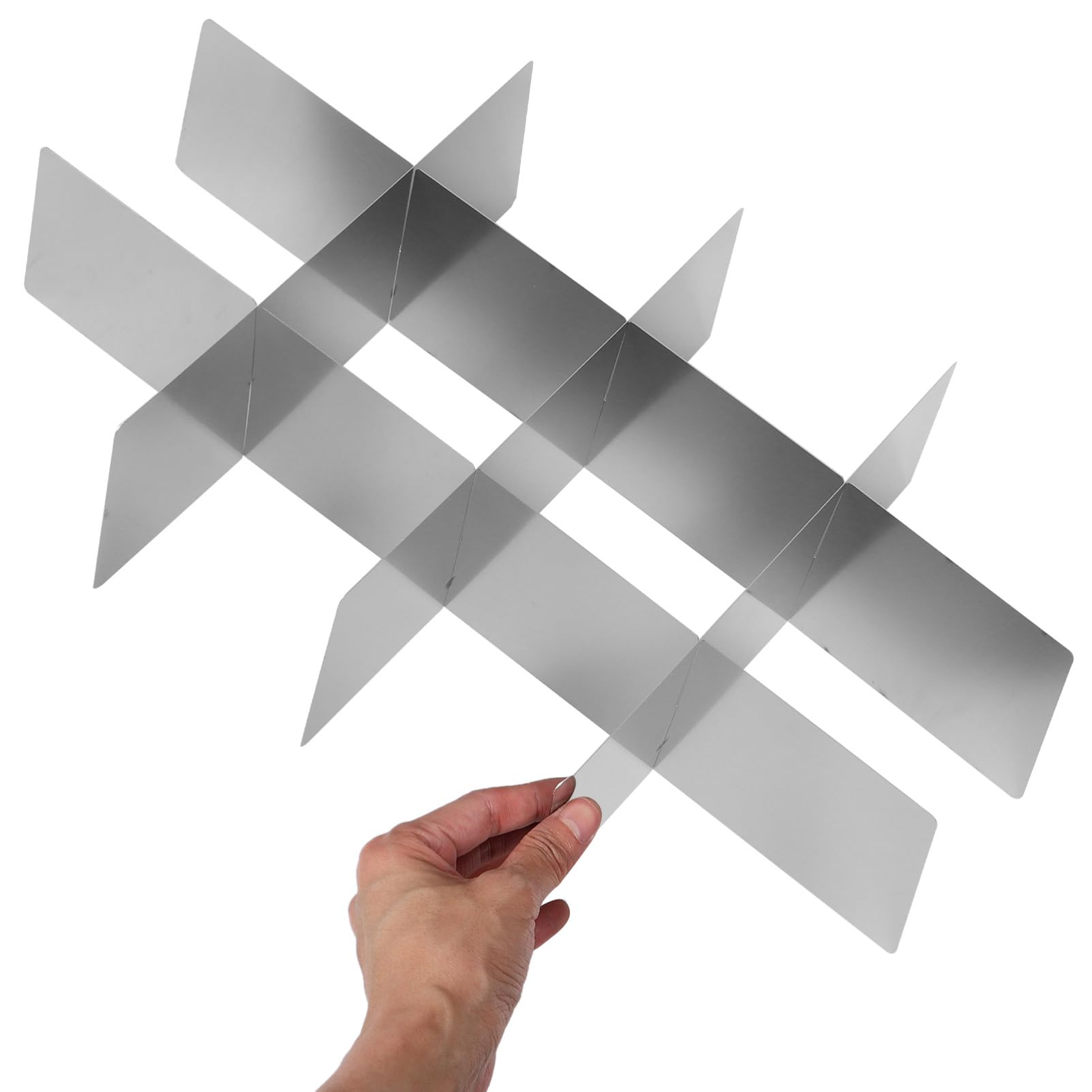 MAGICLULU Stainless Steel Pot Divider for Deep Frying Multi Cooking Partition for Electric Hot Pot for Gatherings and Easy Cleanup Design for Flavor Separation