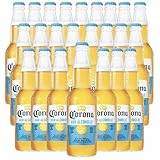 Corona Non-Alcoholic Malt Beverage 24 Pack - 12oz Bottle Mexican Import Brew, Low Carb (17.5g), Low Calorie (60) - Refreshing N/A Beer for Any Occasion