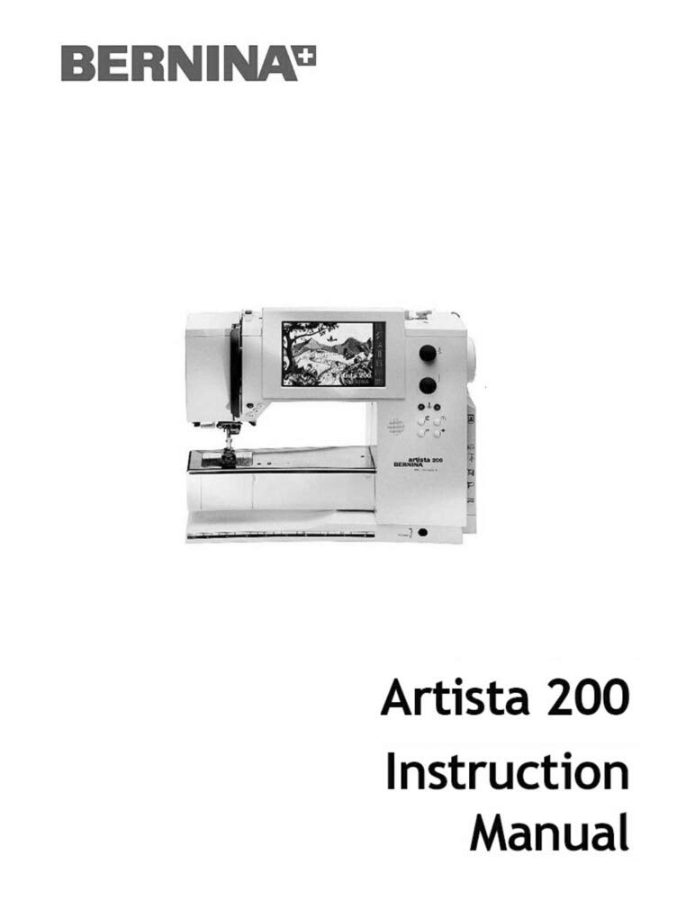Bernina 200 Embroidery Machine EMBROIDERY & ORIGAMI