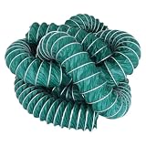 RENLXFI Tubo Cappa Cucina Tubo Flessibile di Sfiato per Asciugatrice per Spazi Ristretti, Condotto Flessibile Ignifugo per Ventilazione/Riscaldamento/Raffreddamento/Scarico(L 1m/3.3ft,Dia 50mm(2in))