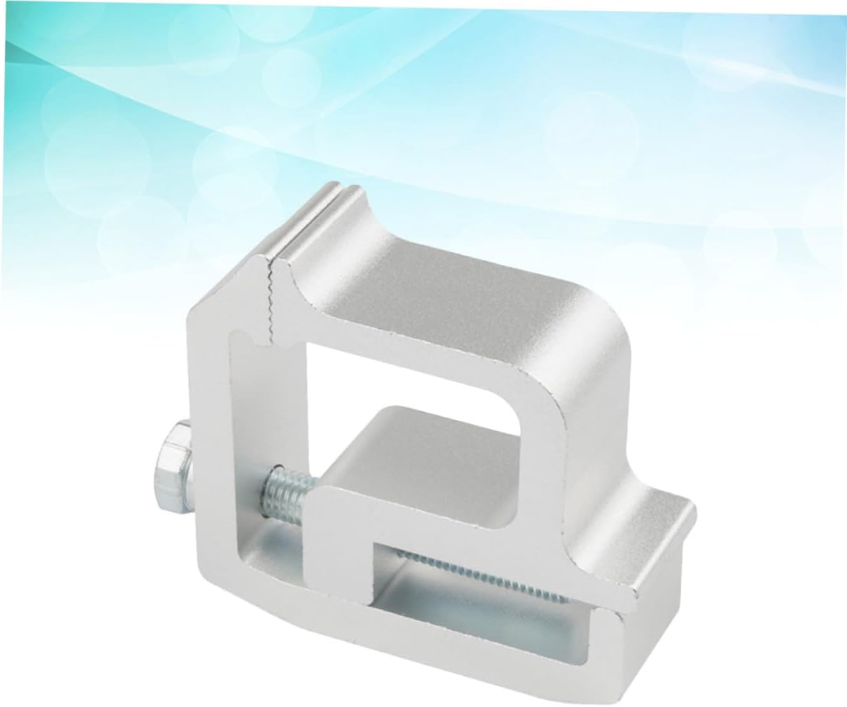 Aluminum Mounting Clamps for Truck Cap and Camper Shell Heavy Duty Resistant No Drilling Required Installation Supplies for Pickup Truck Bed Accessories Silver