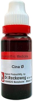 Dr. Reckeweg Germany Homeopathic Cina Mother Tincture Q 20ml