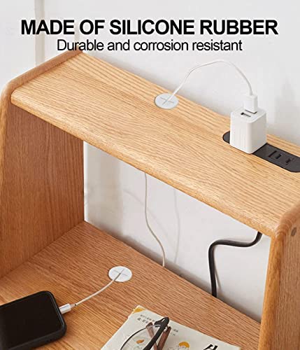 Passacavo per Scrivania,6 pcs Passacavo