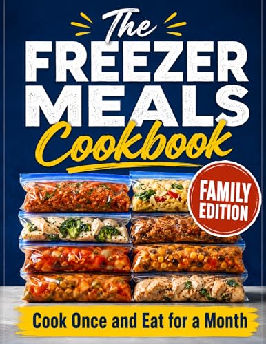 The Freezer Meals Cookbook: Cook Once and Eat for a Month with Easy Dump-and-Go Recipes for Stress-Free Family Dinners | Save Money. Save Time. Eat Healthy