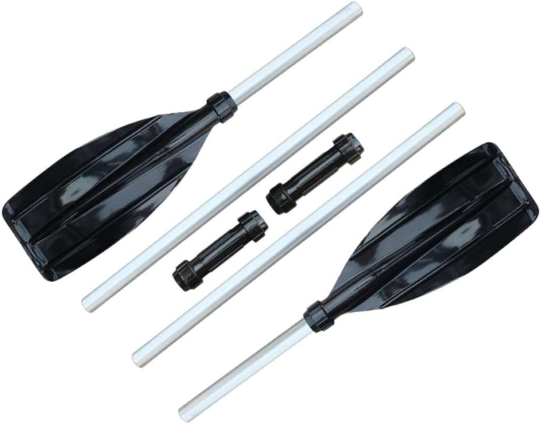 GANAZONO 2pcs Splicing Kayak Paddle Set Reinforced Aluminum Alloy Shafts for Kayaking Boat Accessories Lightweight and Sturdy for Adults and Water Sports