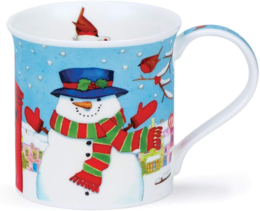Dunoon BUTE CHRISTMAS POST BOX SNOWMAN MUG