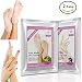 BUOCEANS Foot Peel Mask, Moisturizing Gloves, Hand Mask Foot mask Set, Exfoliating Foot Peeling Mask Hand mask, Soft Skin, Men & Women, Removes Dead Skin & Calluses in 2 Weeks, 2 Pairs