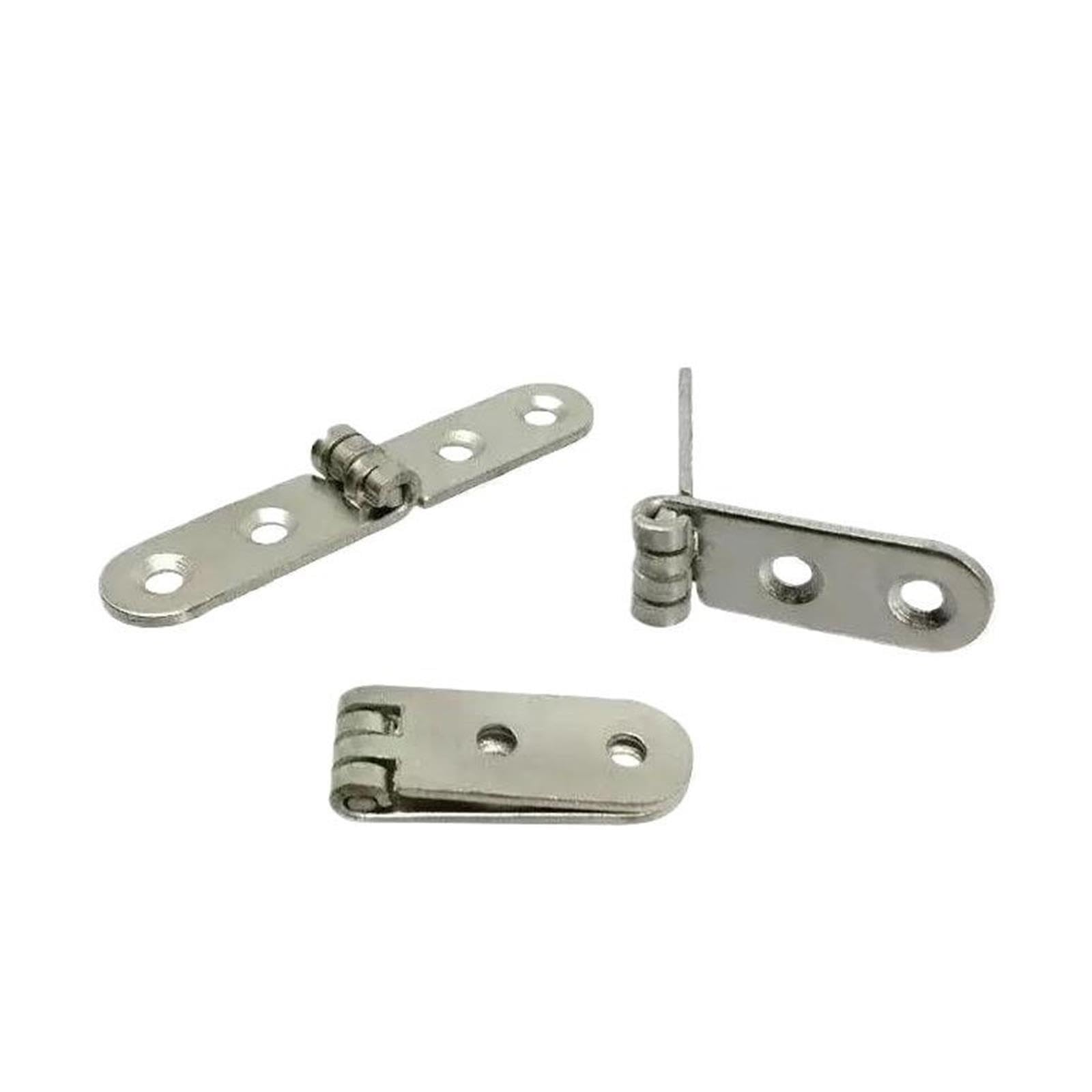 Bisagras de puerta reversibles de acero inoxidable con cierre automático, 4 unidades, bisagras plegables de 180 grados