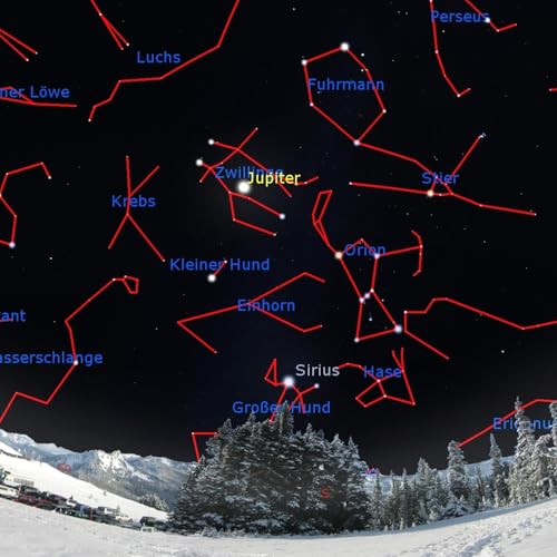 Fr&uuml;hlingsfiguren - Der Sternenhimmel im Februar